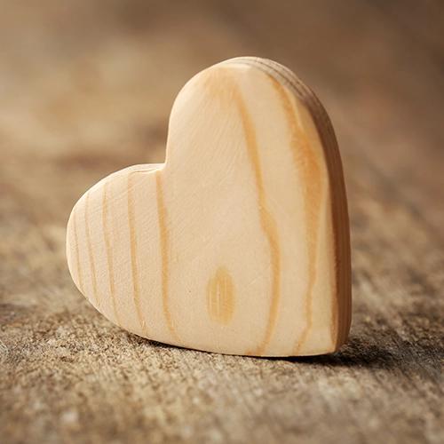 Cœur en bois